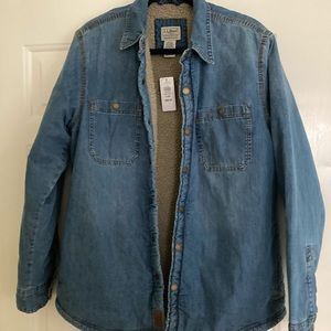 LL Bean denim Shacket